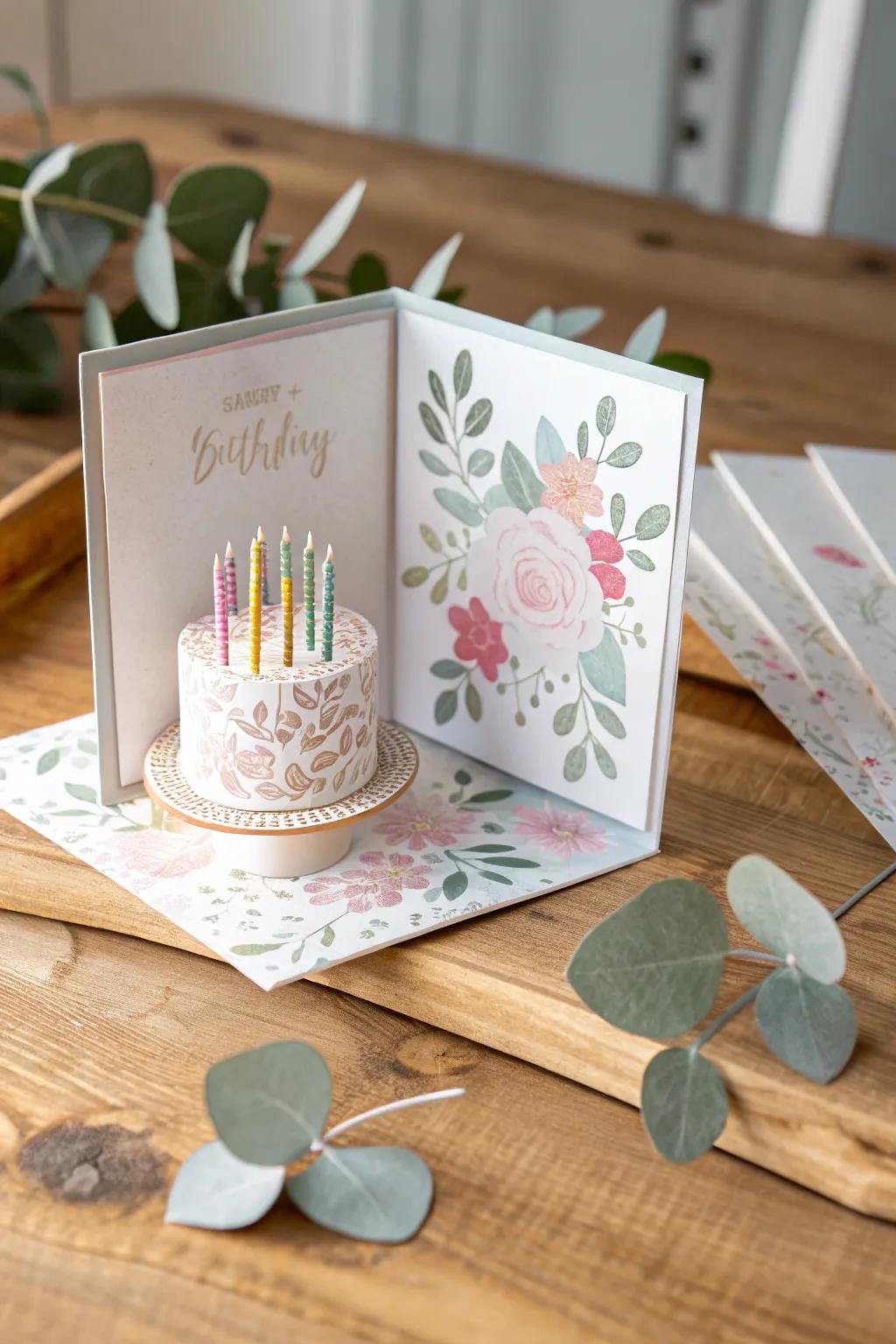 Elevate your birthday wishes with a touch of surprise—discover the art of pop-up cards.