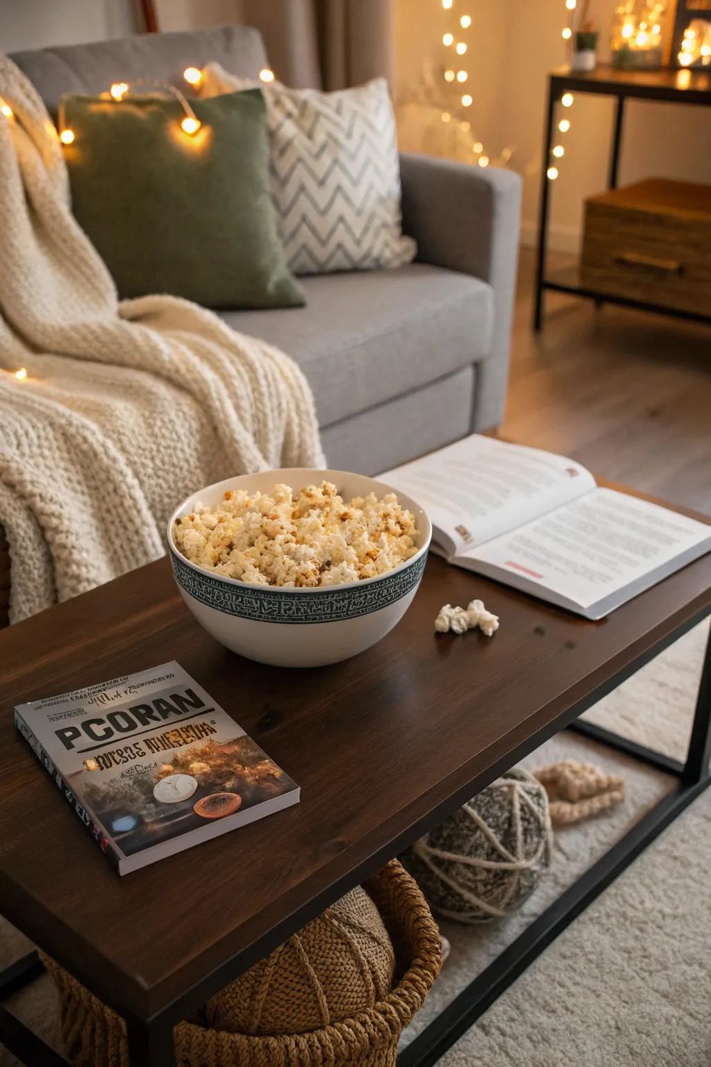 Create your own cinema experience with the Movie Night Kit.