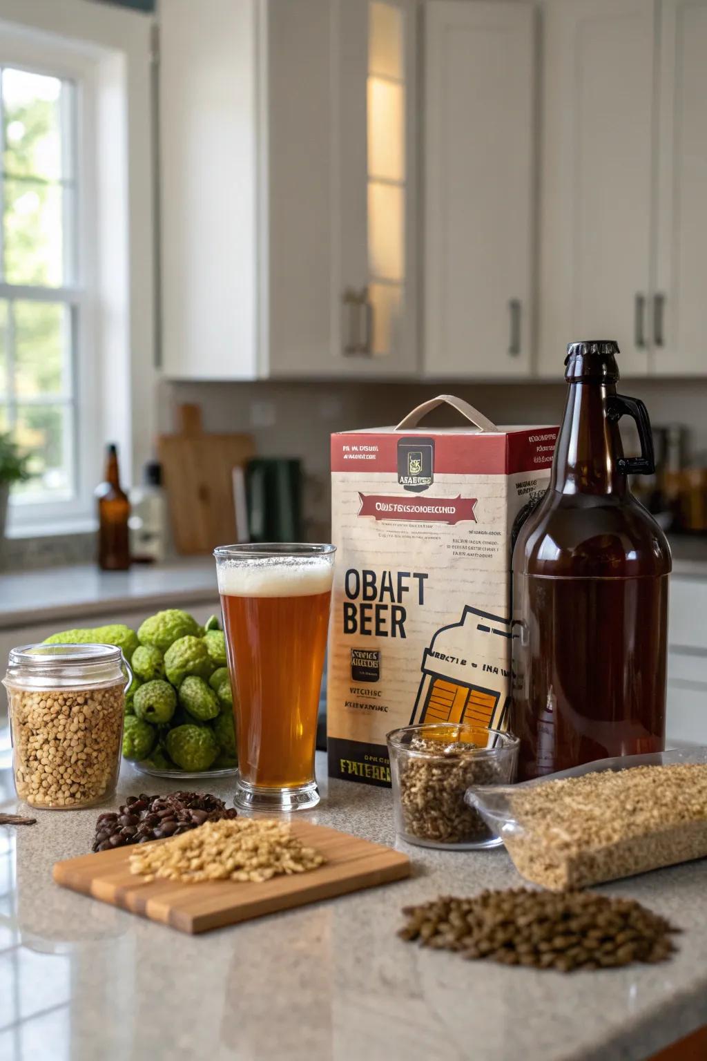 A craft beer kit offers the exciting opportunity to brew unique flavors at home.