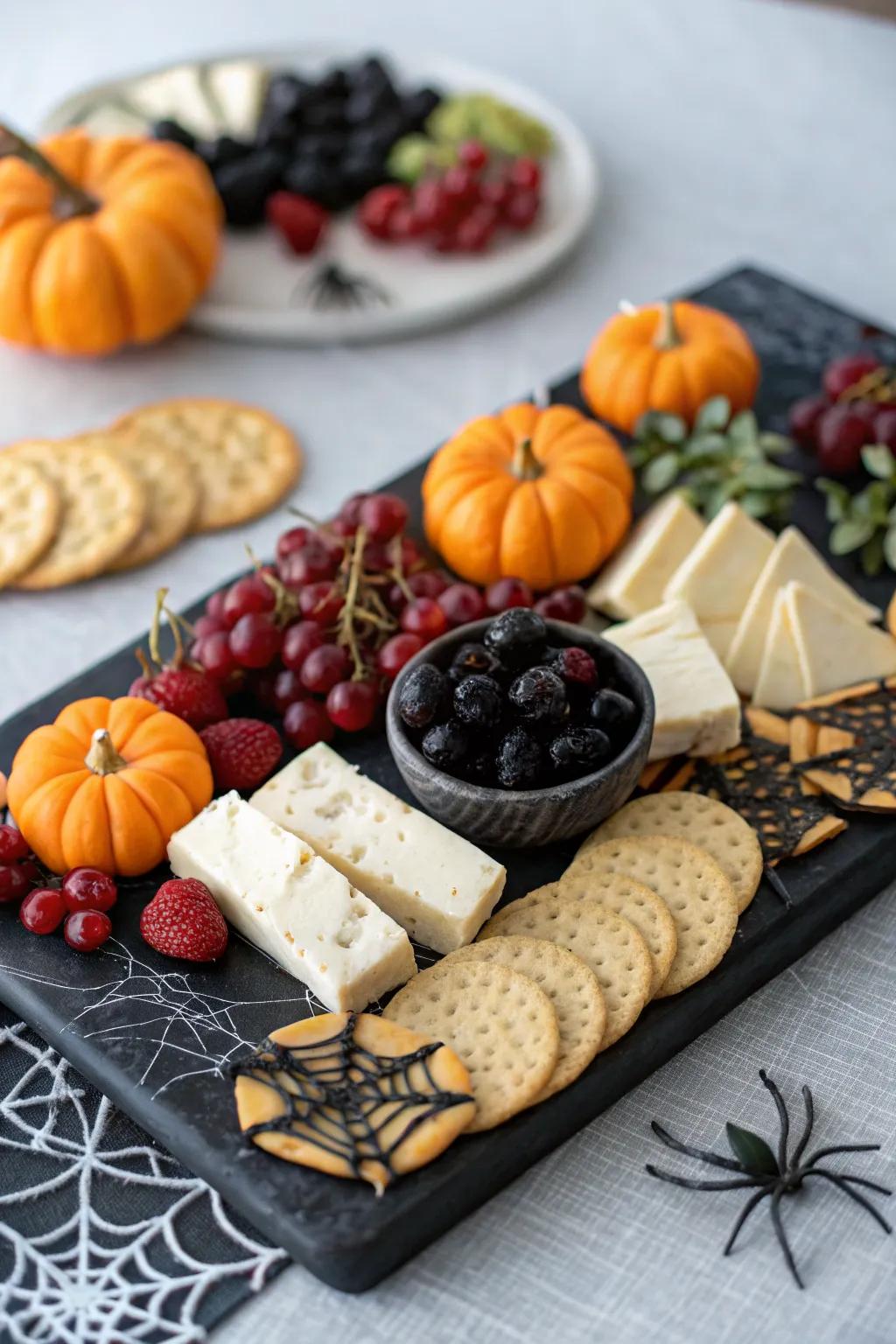 A wicked charcuterie board is both delicious and visually stunning.