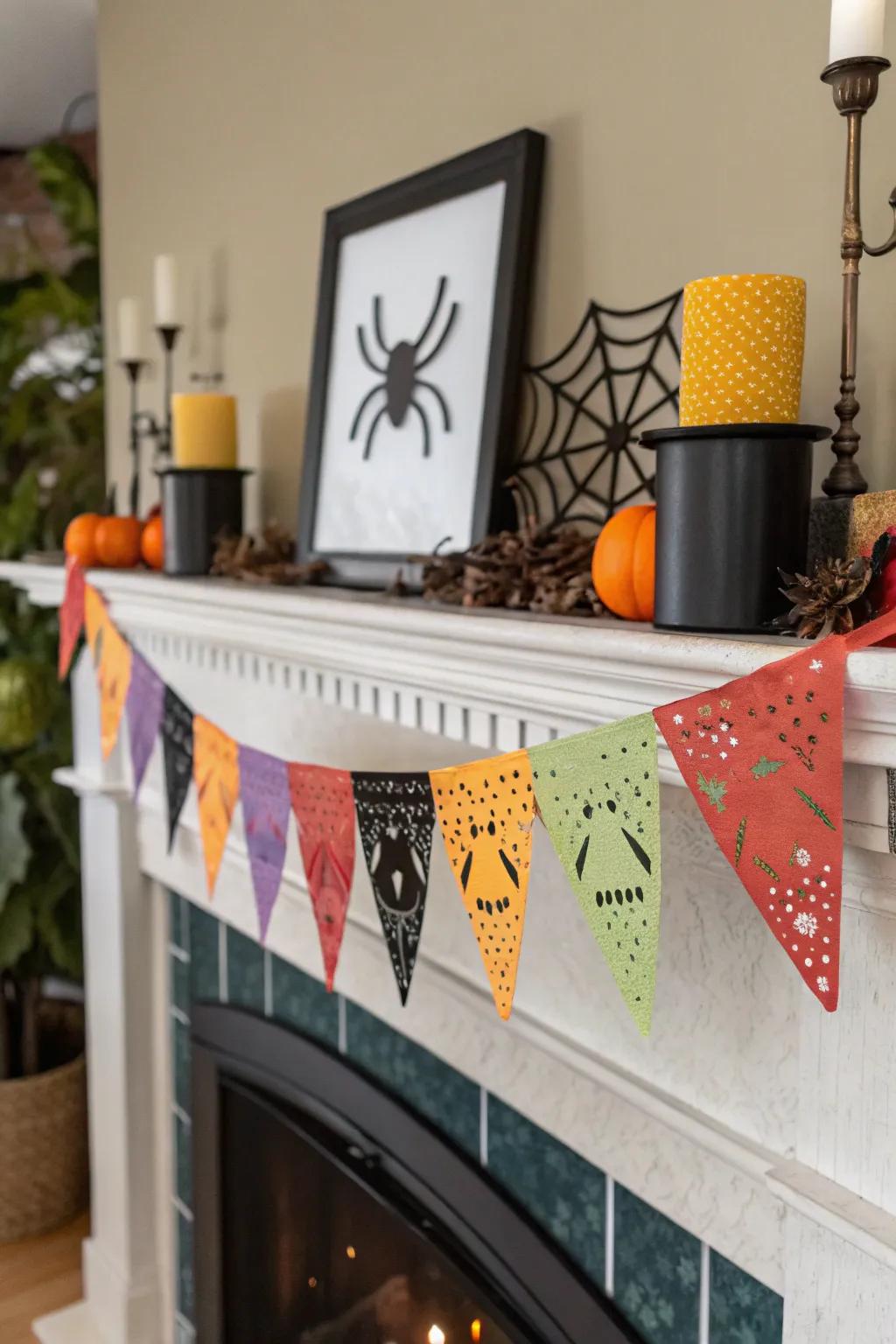 Add a personal touch with a homemade garland.