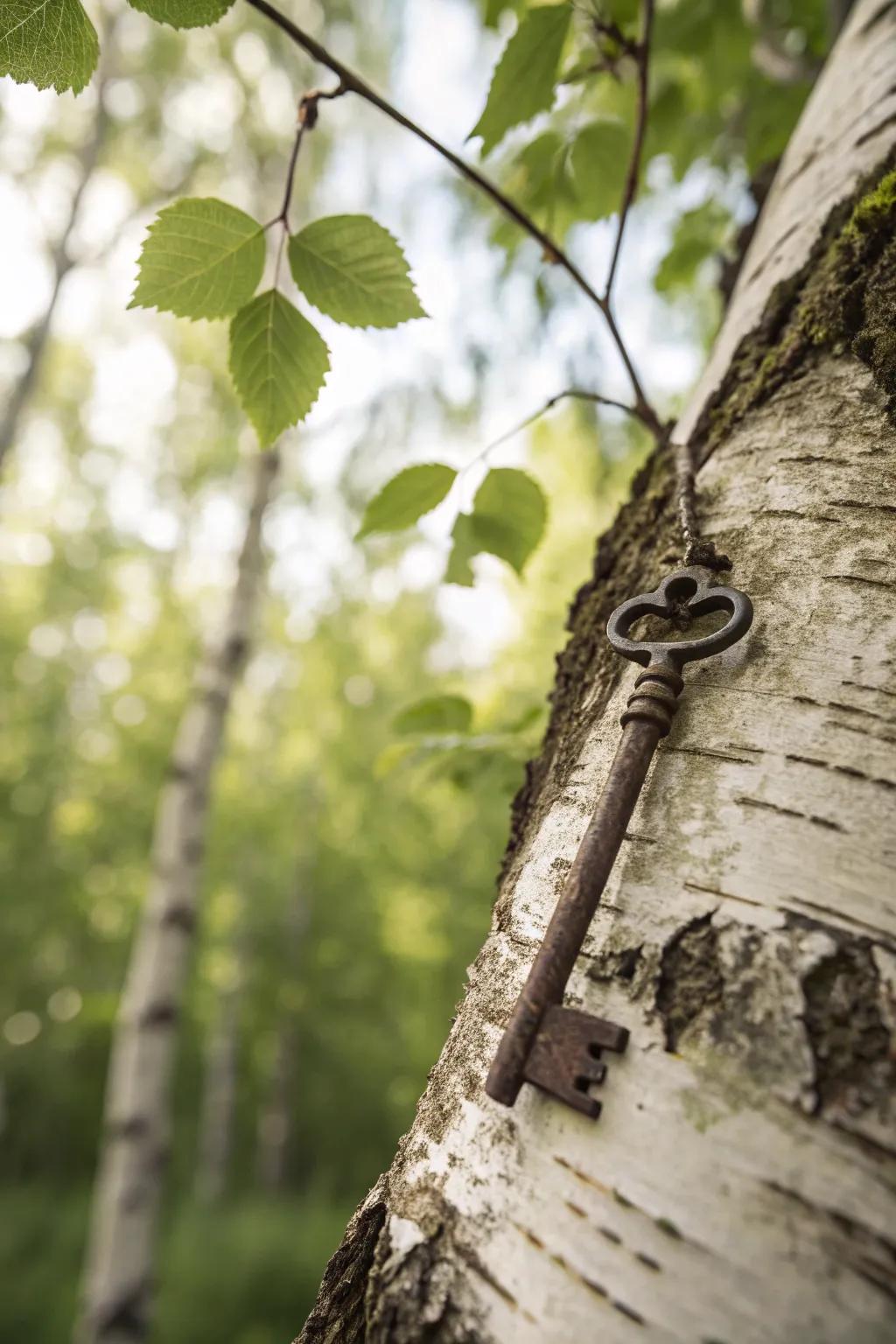 Discover the art of subtlety with our Secret Tree Hugger key-hiding trick, where nature meets minimalist elegance.