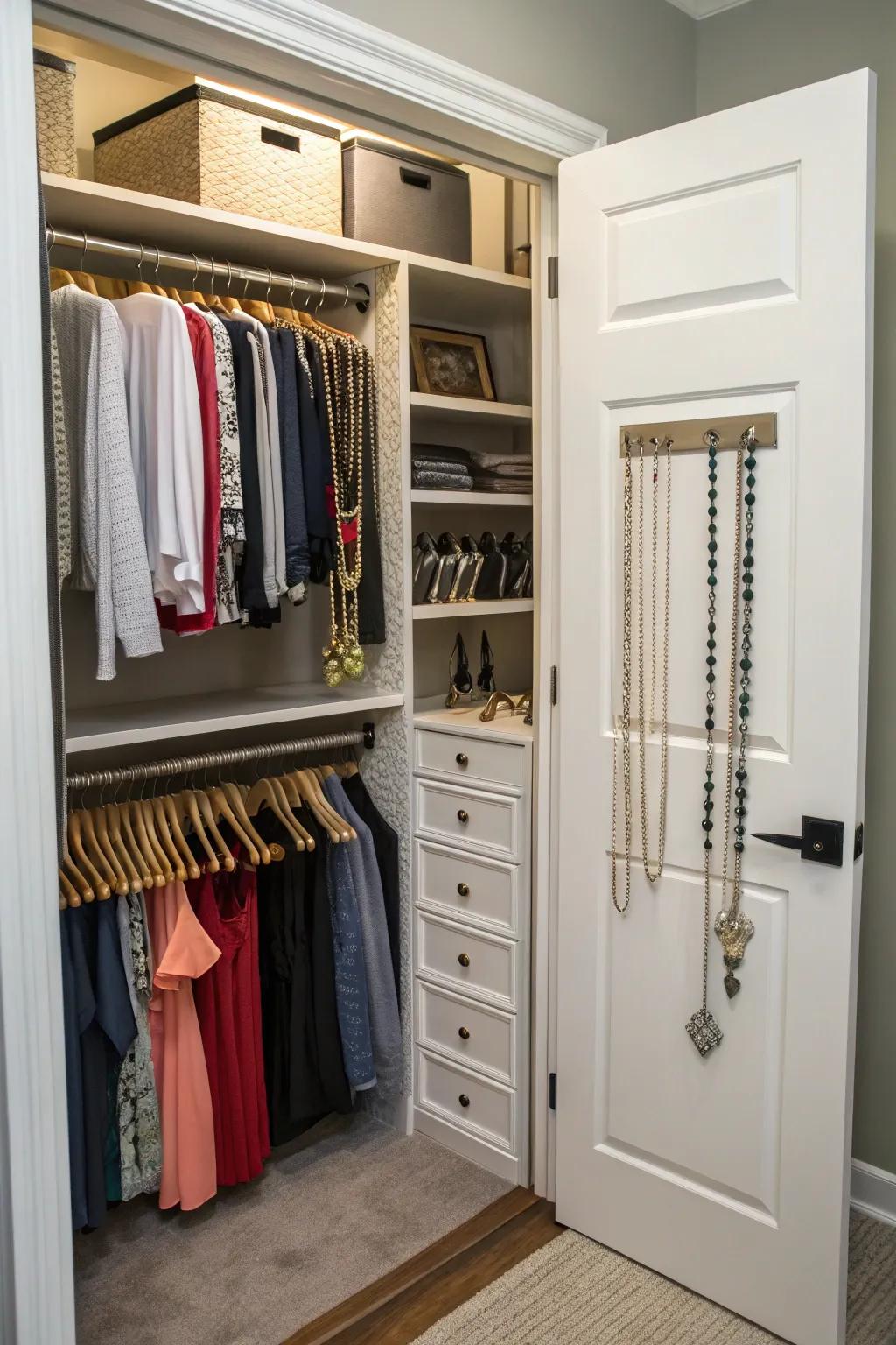 A jewelry organizer ensures your accessories are always ready to wear.