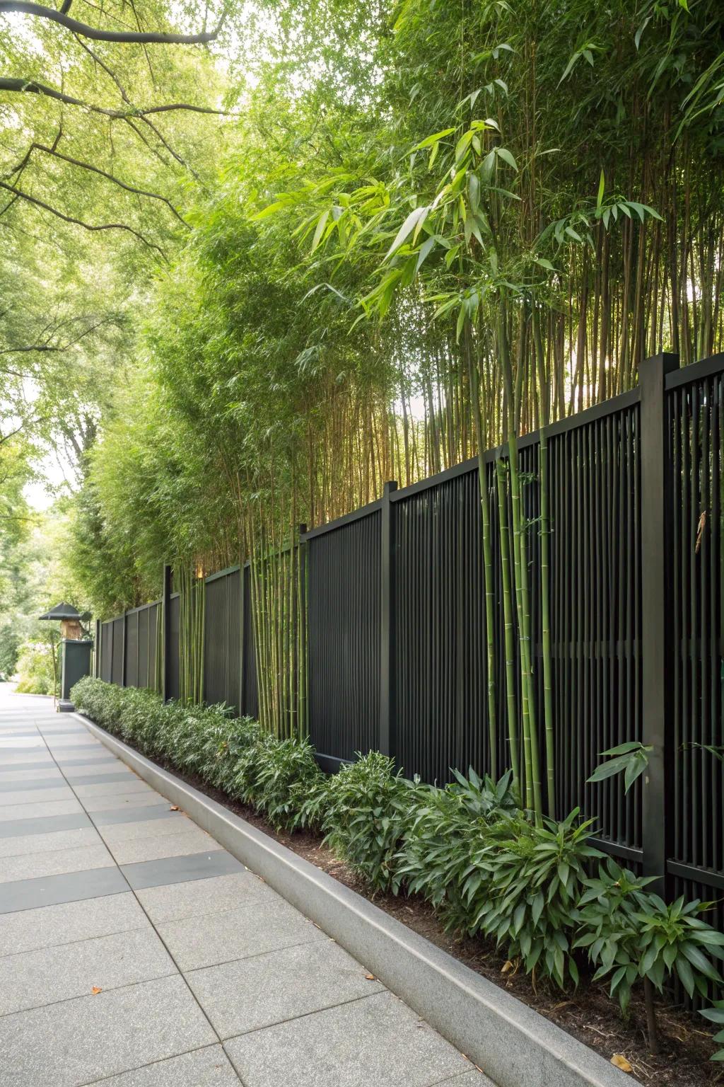 Bamboo offers a sleek and modern solution for privacy.