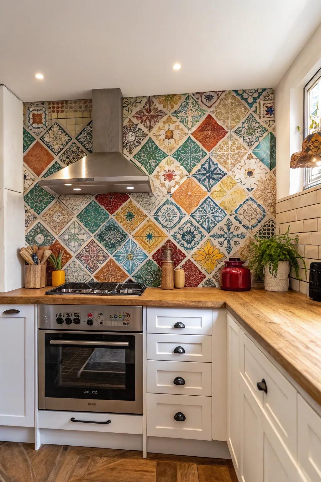 Handmade Zellige tiles offer an artisanal and unique look.