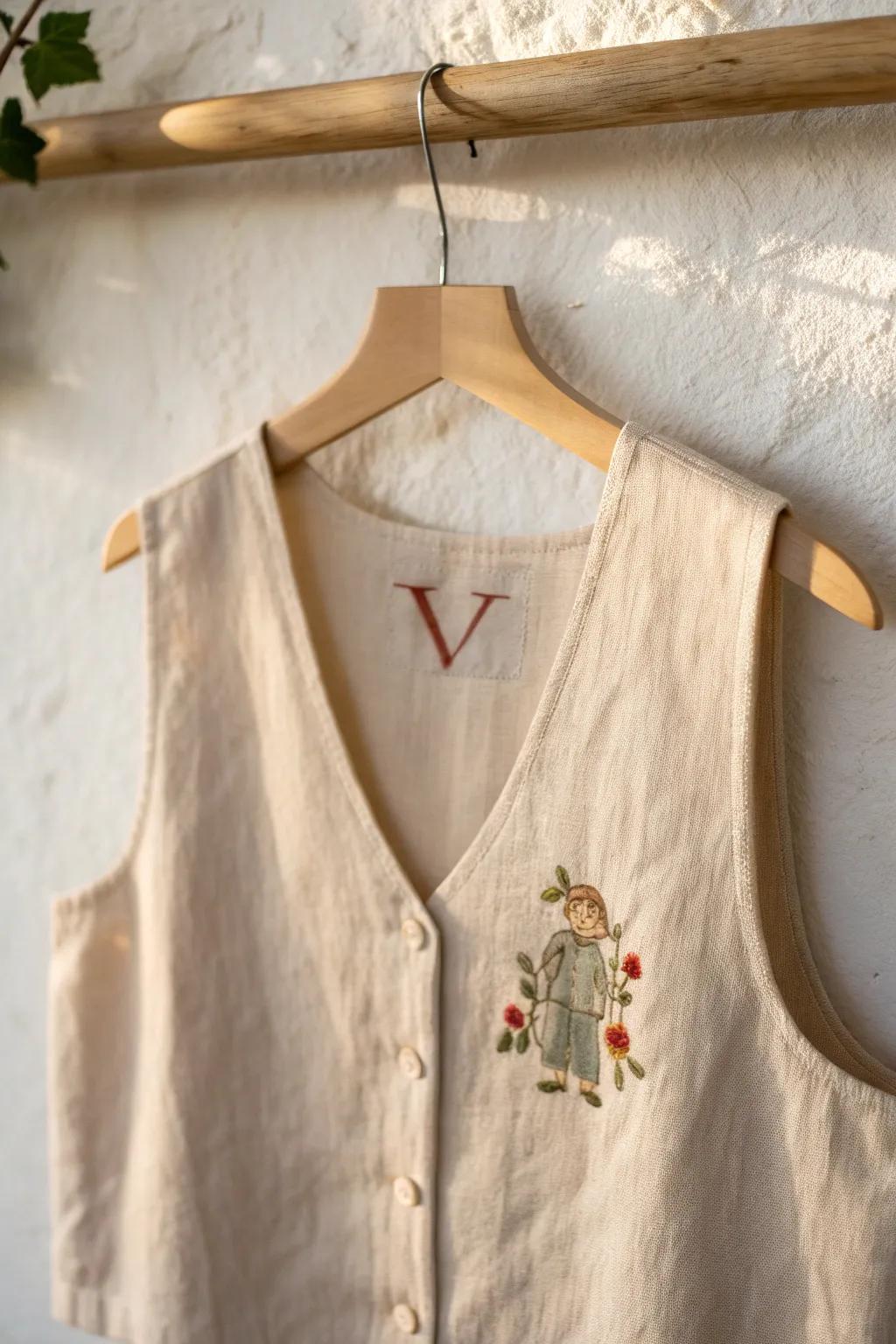 Inspire little storytellers with whimsical letter vests crafted with love and imagination.
