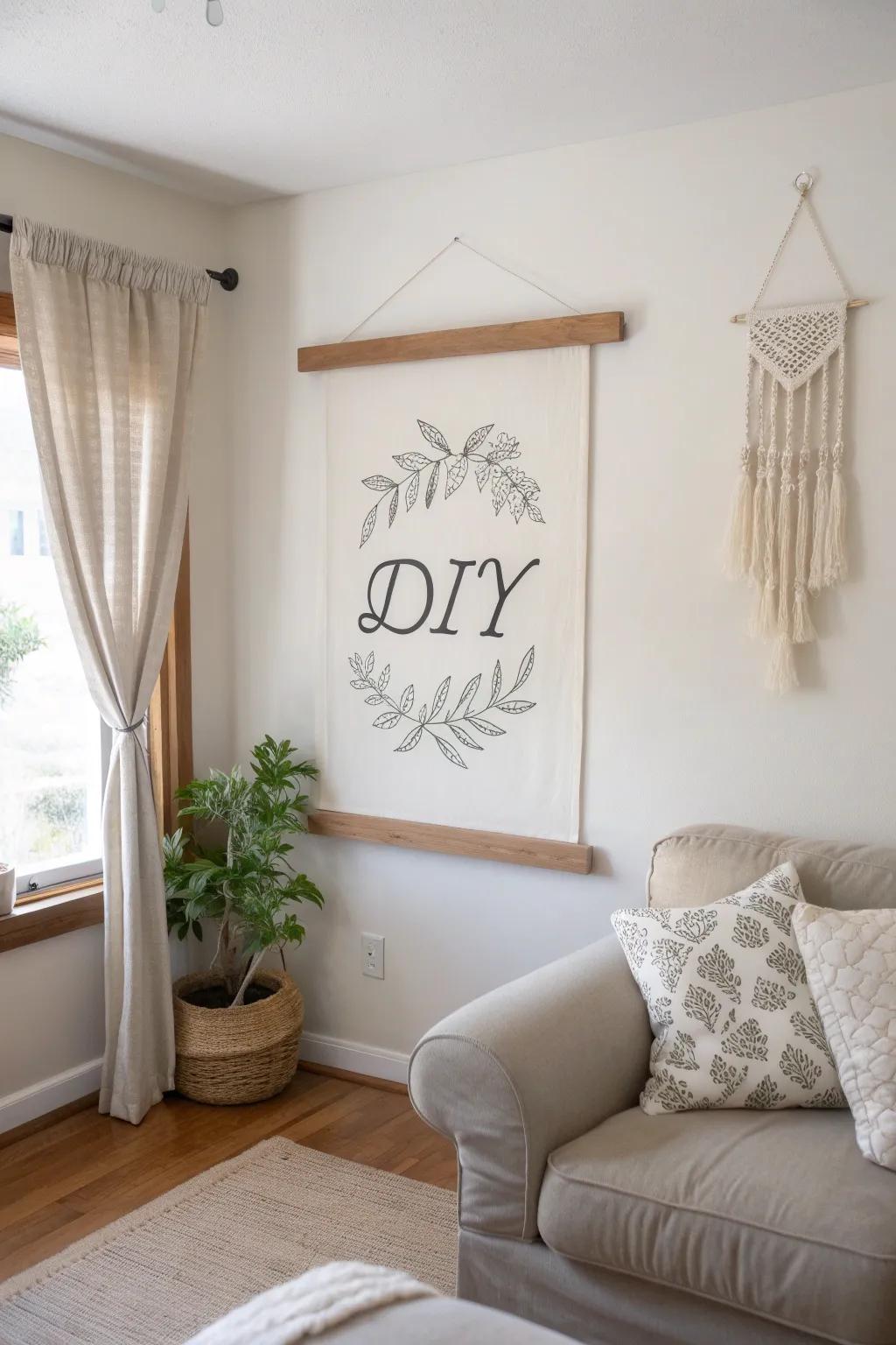 Add a touch of personality to your space with a beautifully crafted DIY quote canvas.