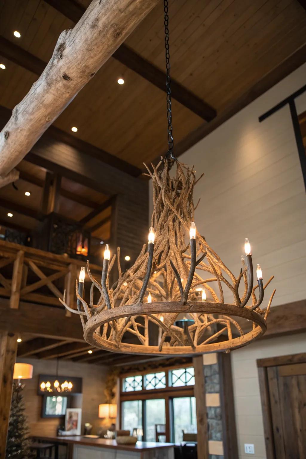 Illuminate your space with a touch of rustic elegance.