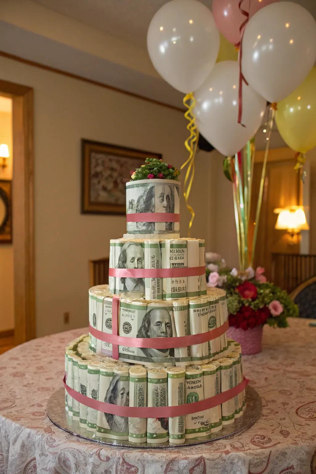 A Show-Stopping Money Cake for Celebrations