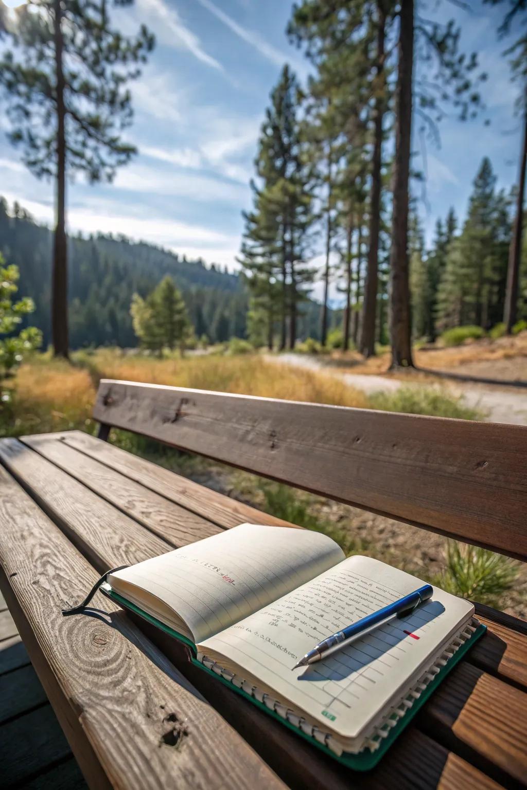 An adventure journal for capturing outdoor memories.