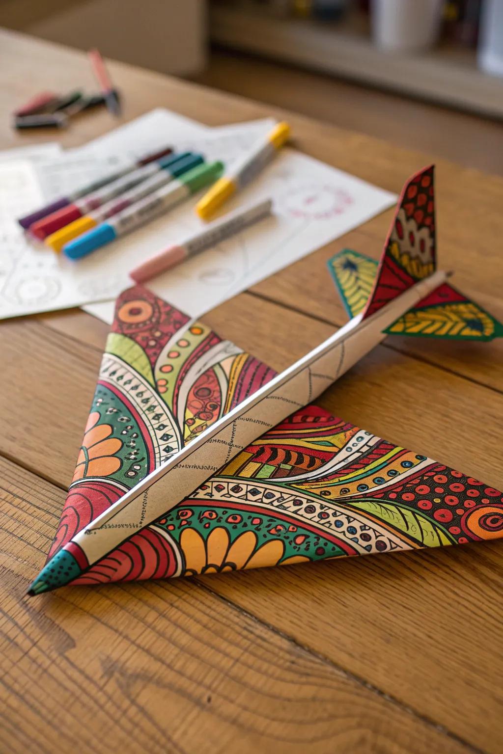 Unleash your creativity with 'The Artistic Flyer' - where craftsmanship meets flight.