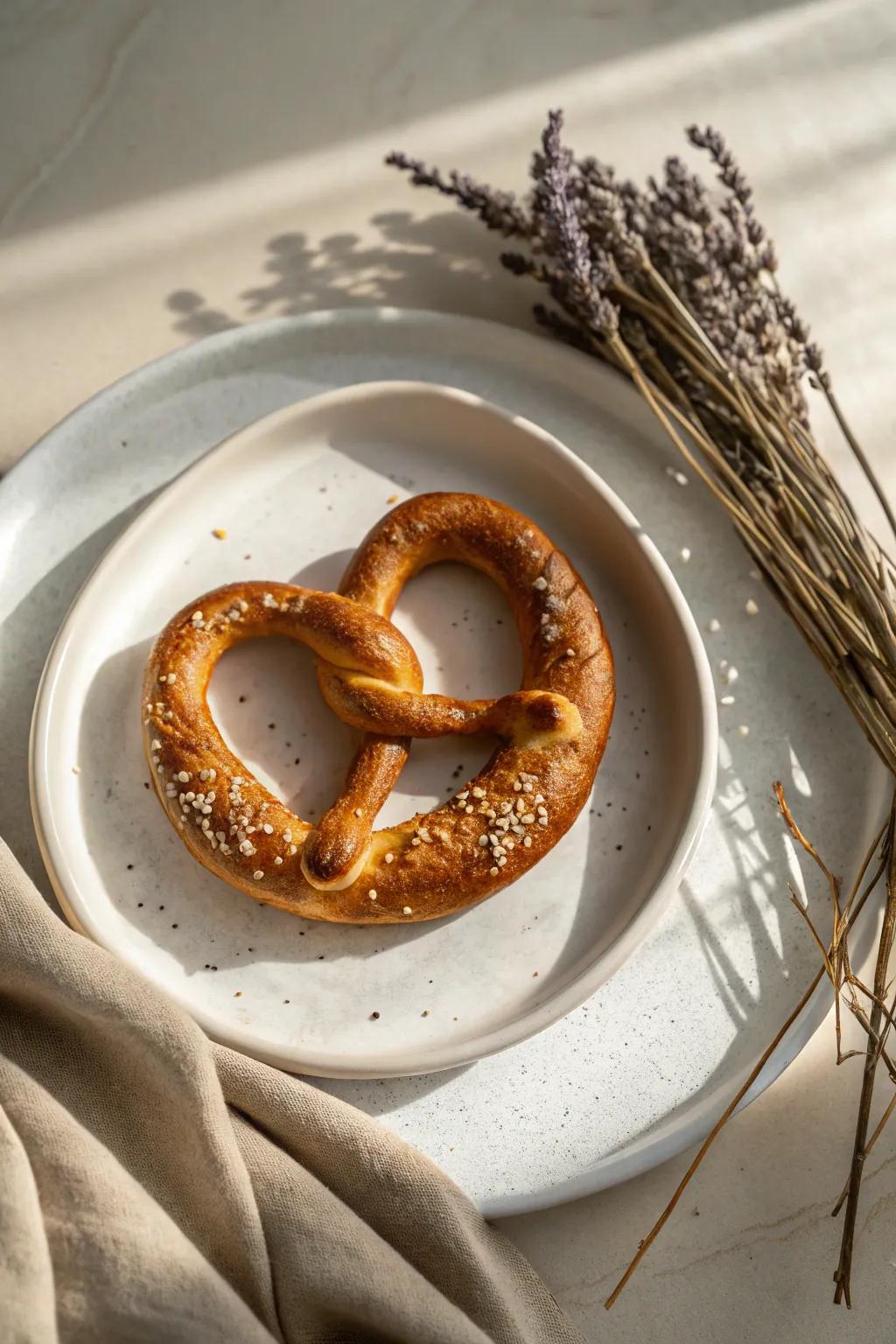 Twist into creativity with DIY pretzel art – where simplicity meets elegance!