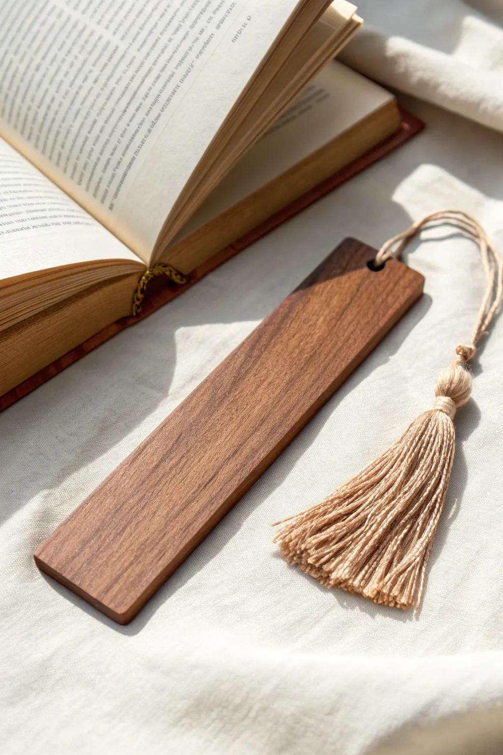 Transforming wood slats into charming bookmarks—where Scandinavian simplicity meets boho flair. Perfect for gifting!