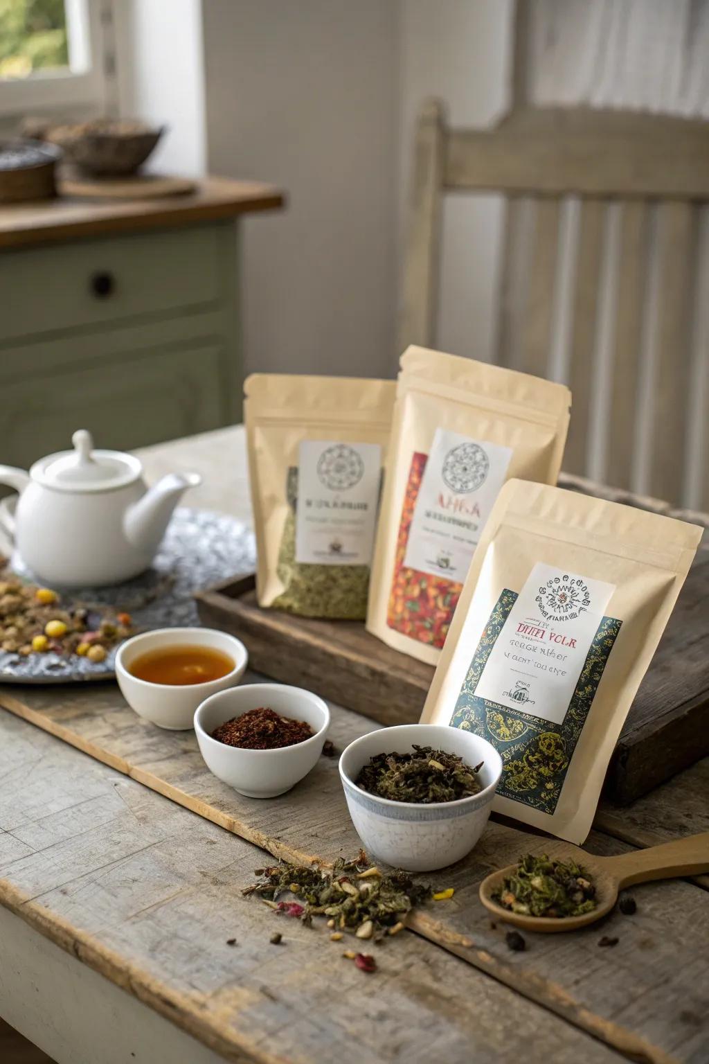 Savor relaxation with an artisan tea selection