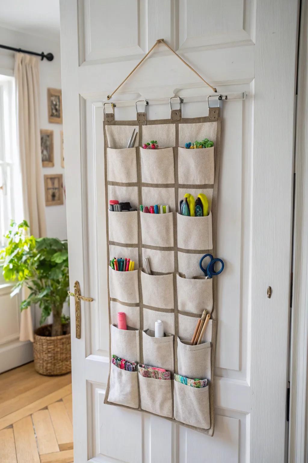 Transform your sewing space with minimalist elegance—organize with style!