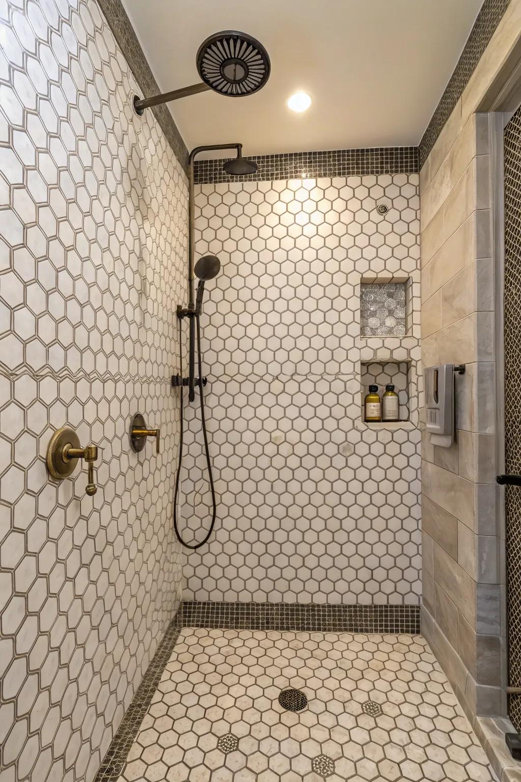 Customized tile patterns let your creativity shine.