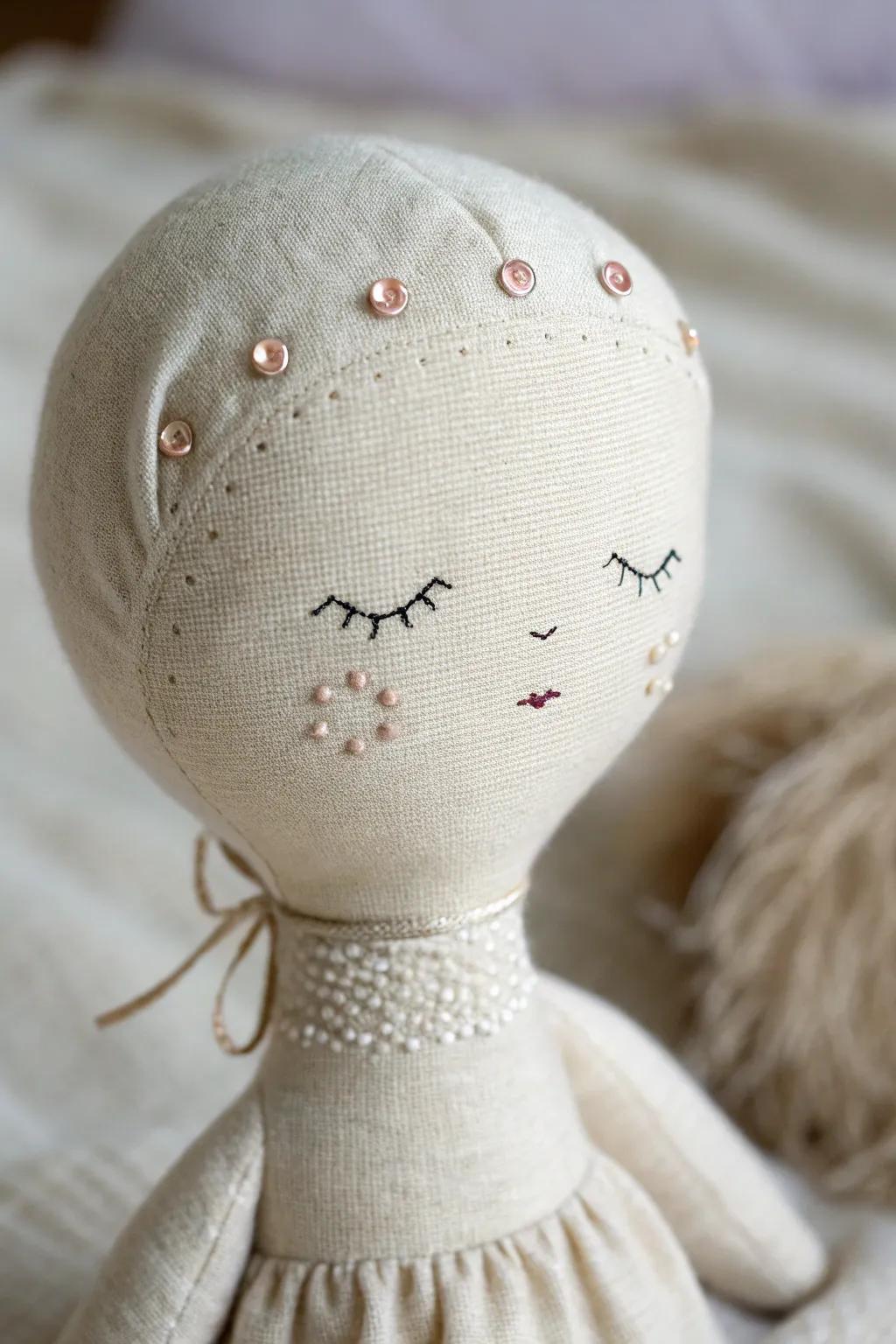 Add a touch of magic to your doll with minimalist sparkle.