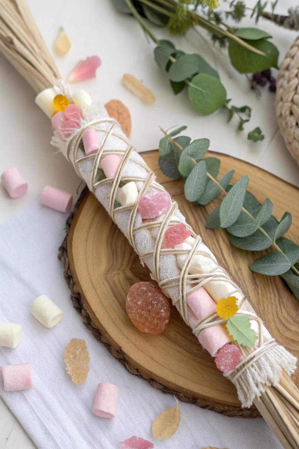 Sweeten the moment with a candy-inspired spirit stick, where simplicity meets playful charm.