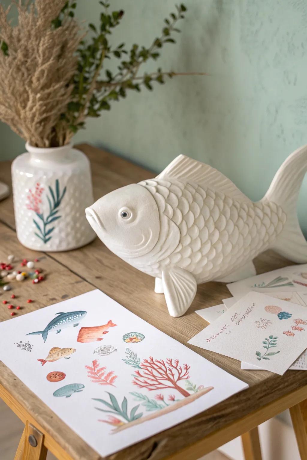 Dive into the serene beauty of underwater worlds with a minimalist touch. 🌊✨