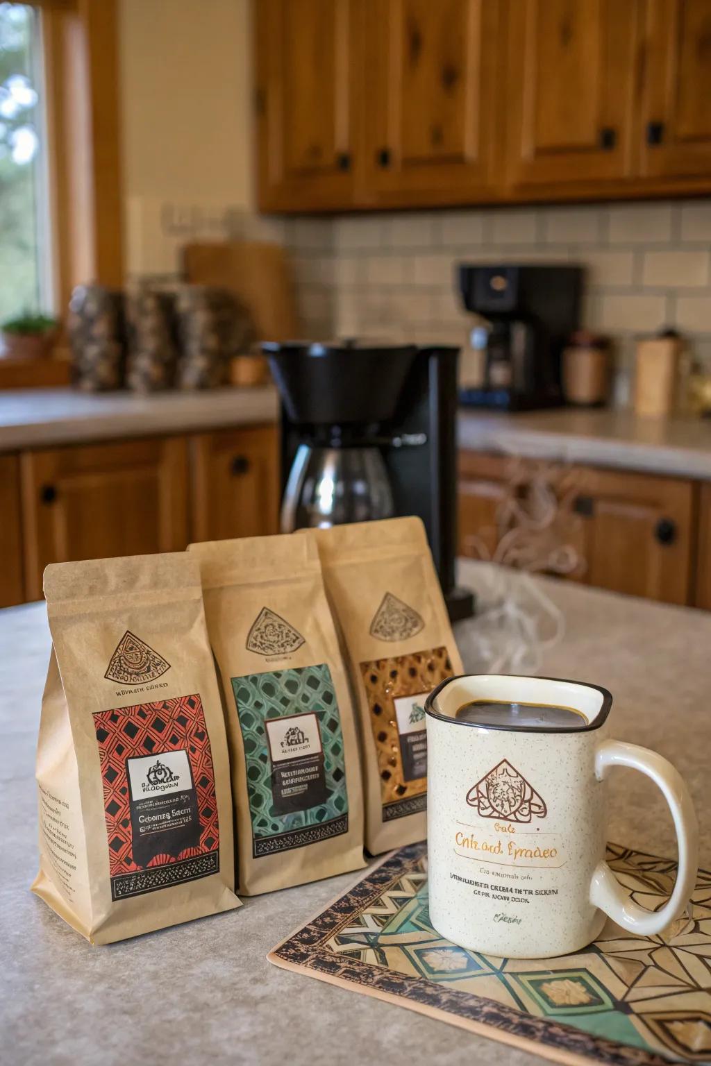 Awaken their senses with an artisanal coffee assortment.