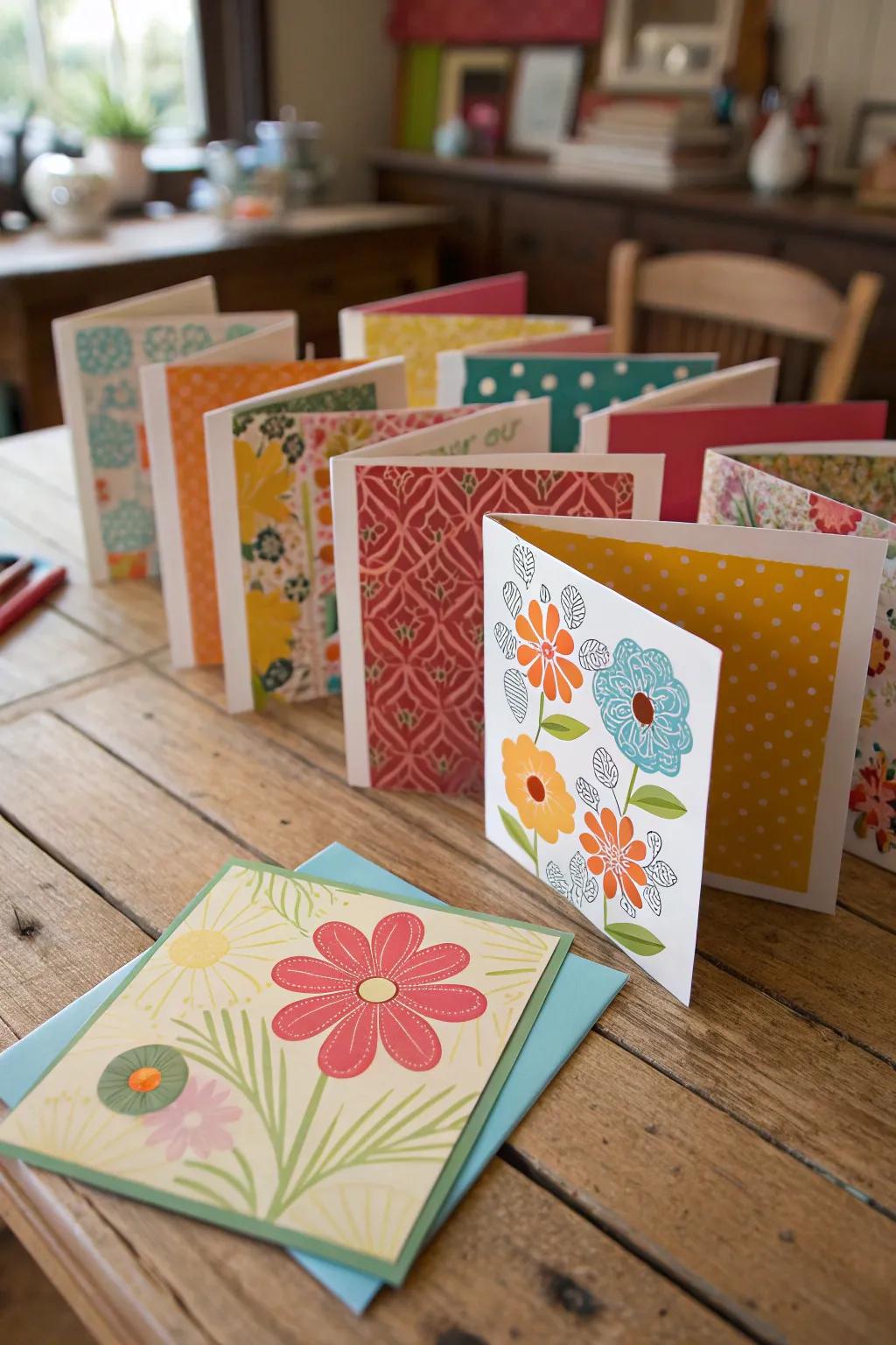 Spread joy with personalized, handmade greeting cards.