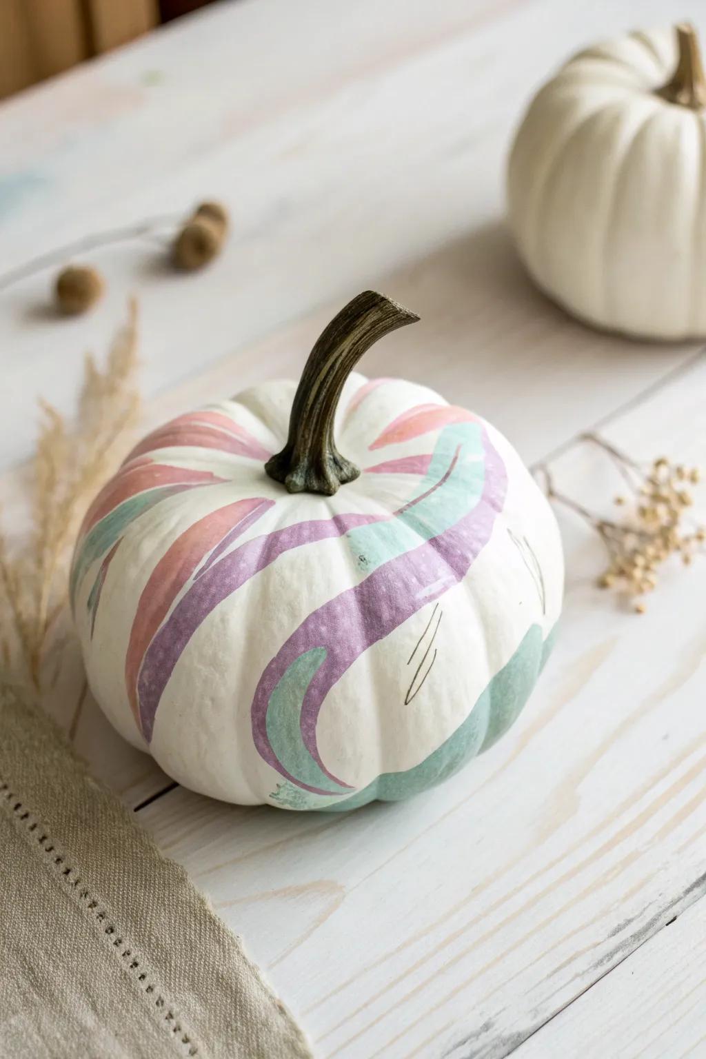 Embrace your creative side with abstract pumpkin artistry! 🎨✨ #MinimalistBoho