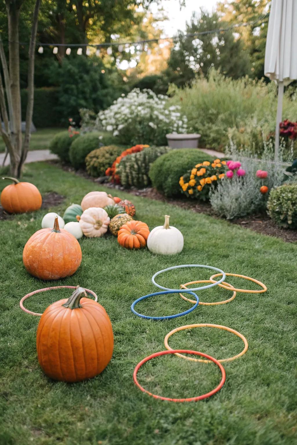 Who will be the ultimate Pumpkin Ring Toss champion?