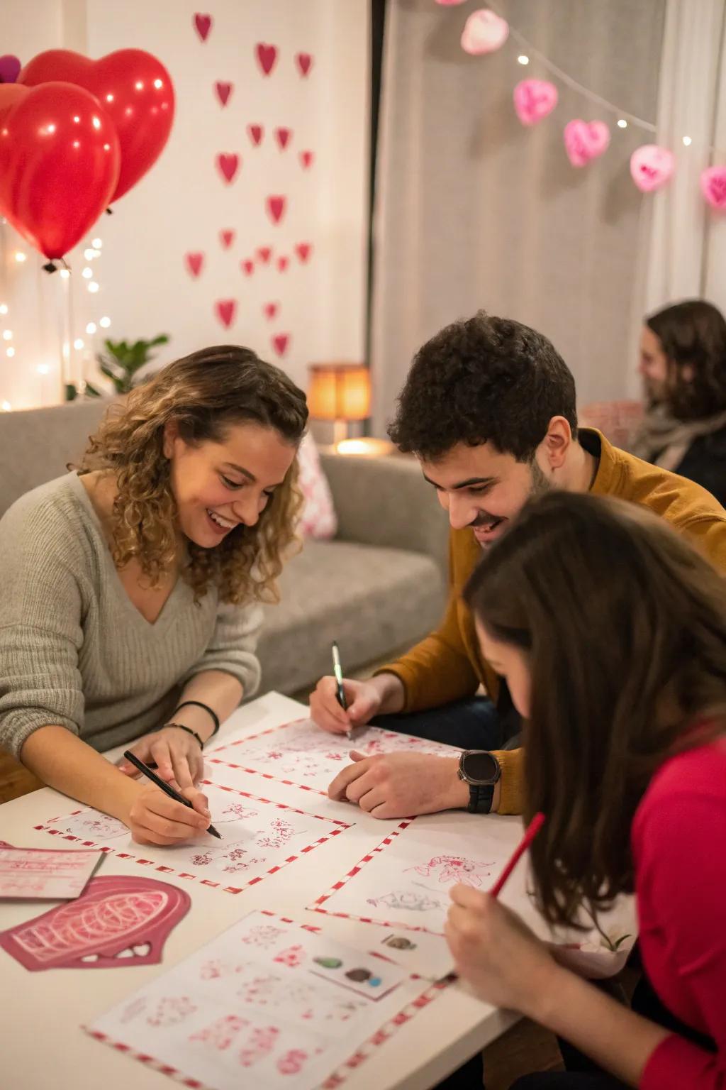 Draw your heart out with Valentine's Day Pictionary.