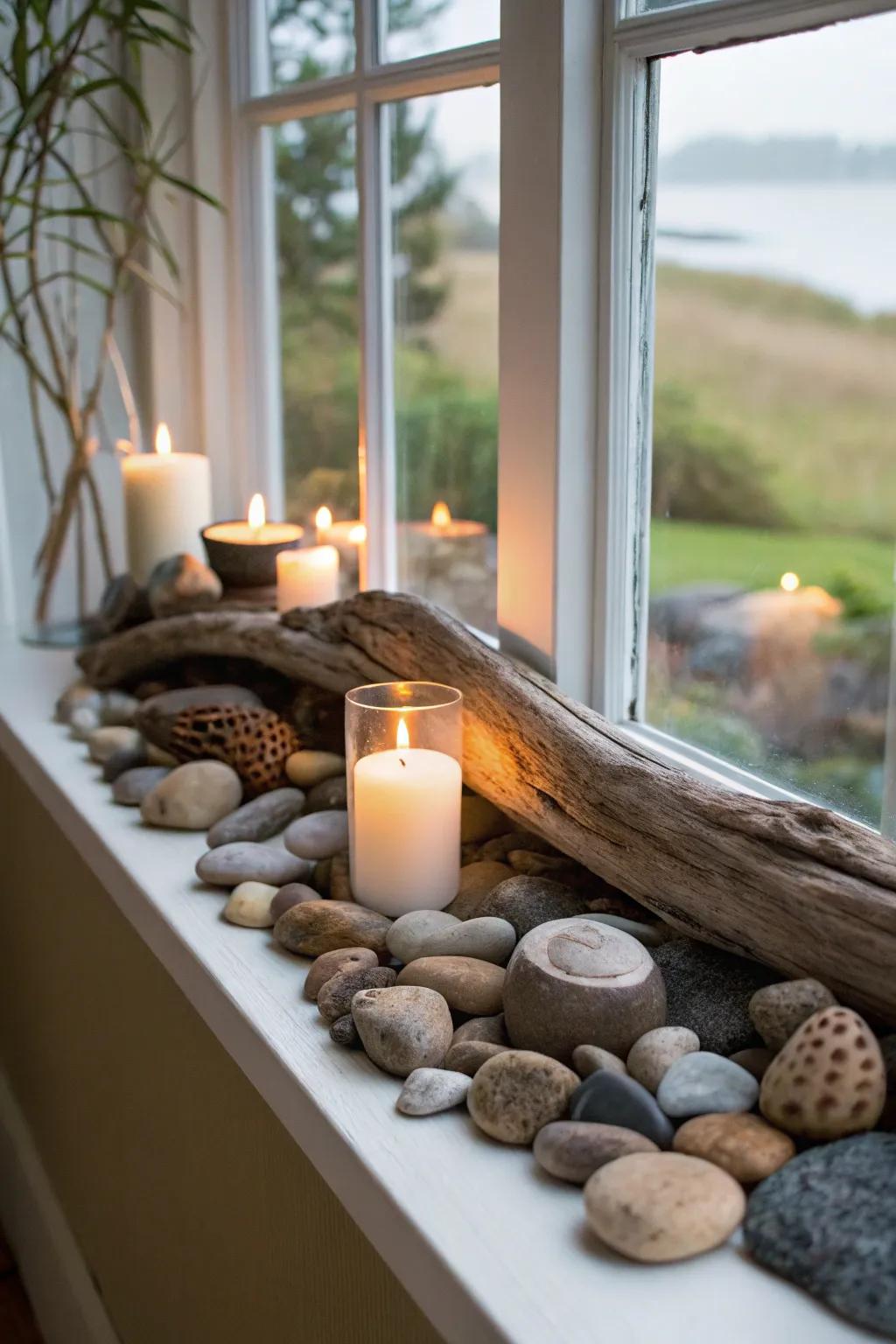 A nature-inspired nook brings tranquility to your window.