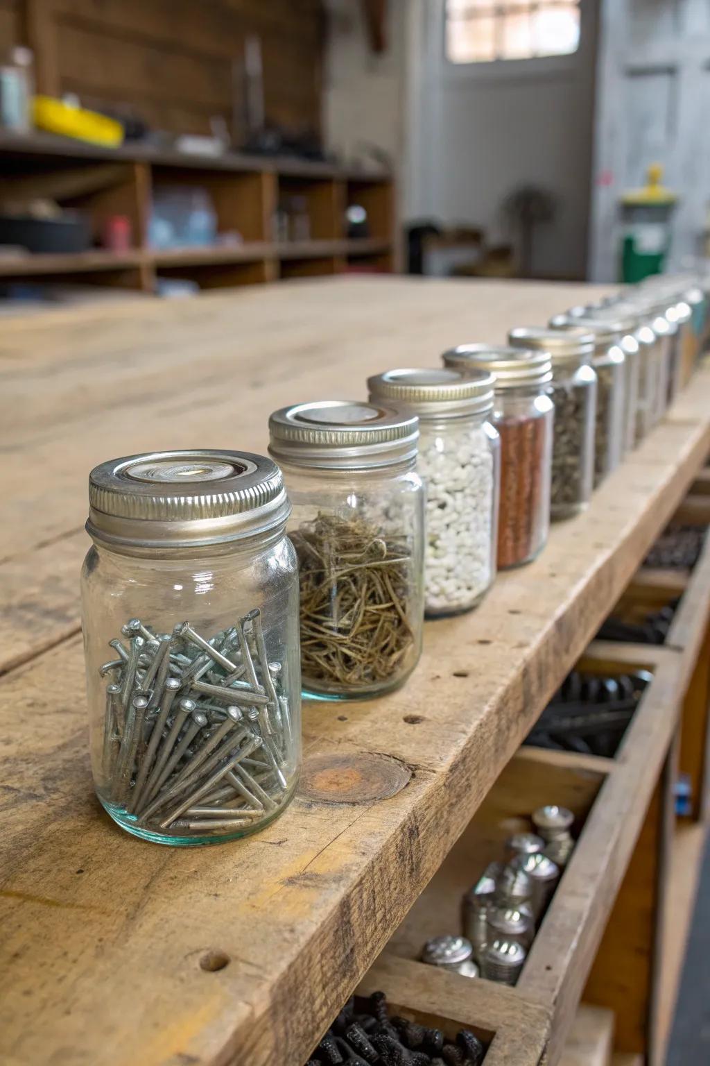 Craftsmanship meets clarity: Organize your workshop with style and efficiency.