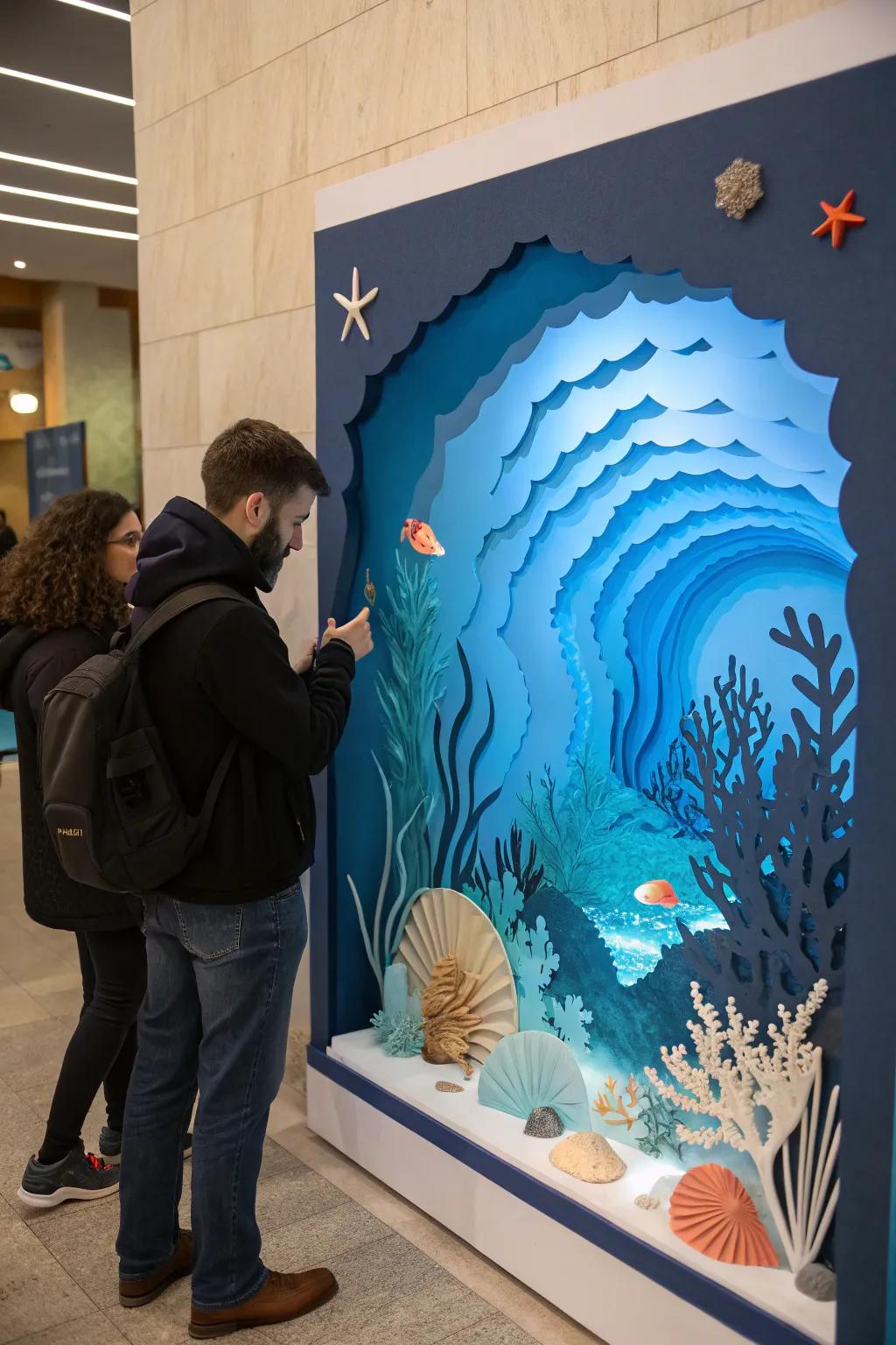 Dive into the depths with this handcrafted ocean masterpiece. Perfect for those who appreciate the art of detail.