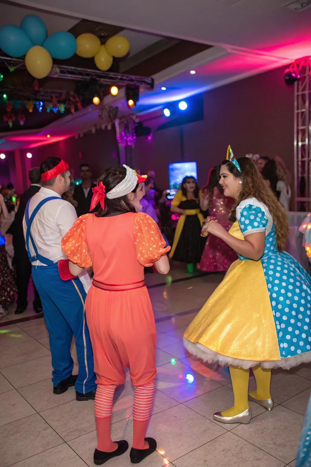 Add flair to the celebration with a themed costume party.