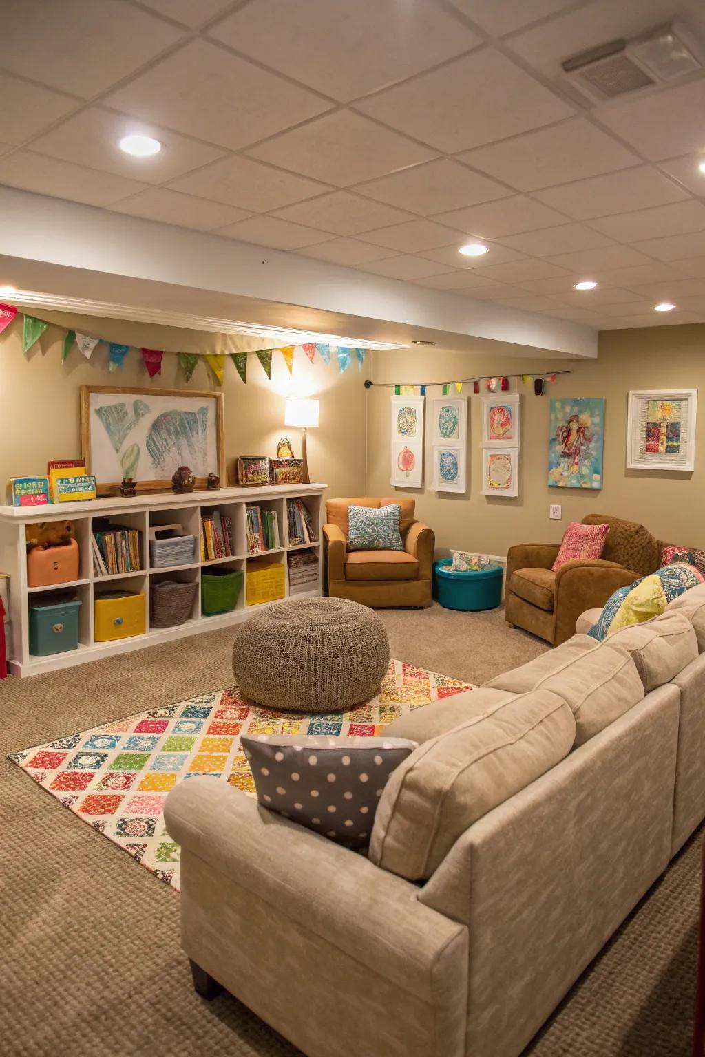 A family-friendly space for gathering and fun.