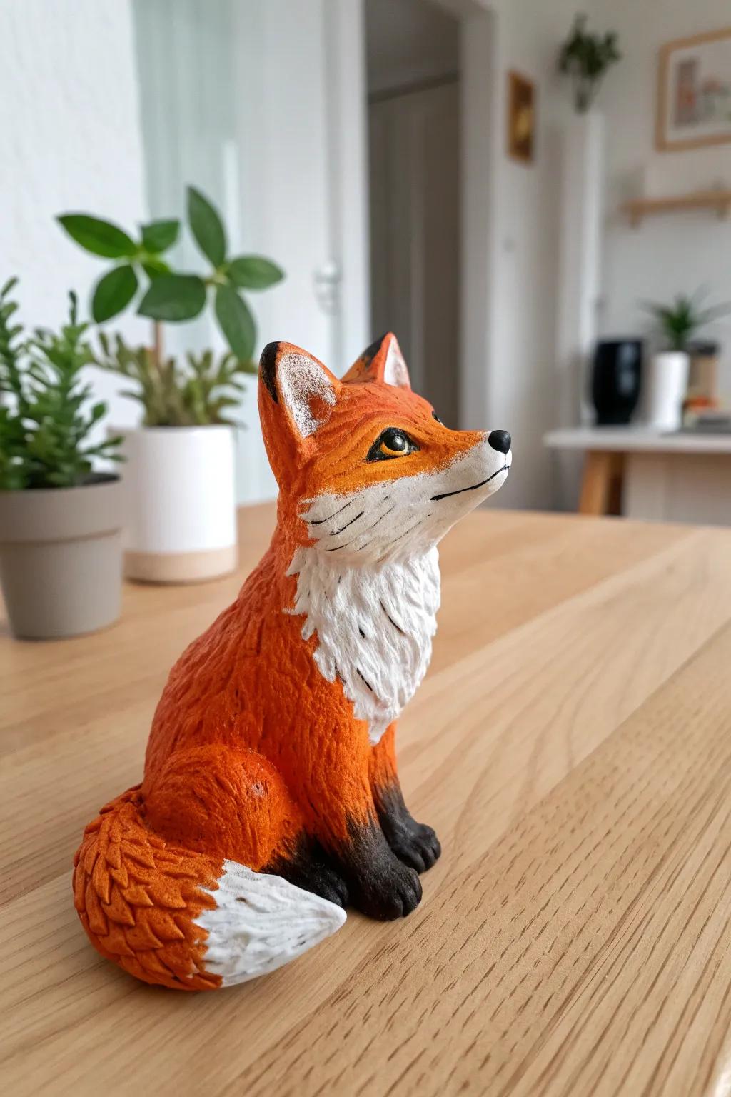Bring tiny worlds to life with these charming miniature clay foxes, where simplicity meets bold beauty.