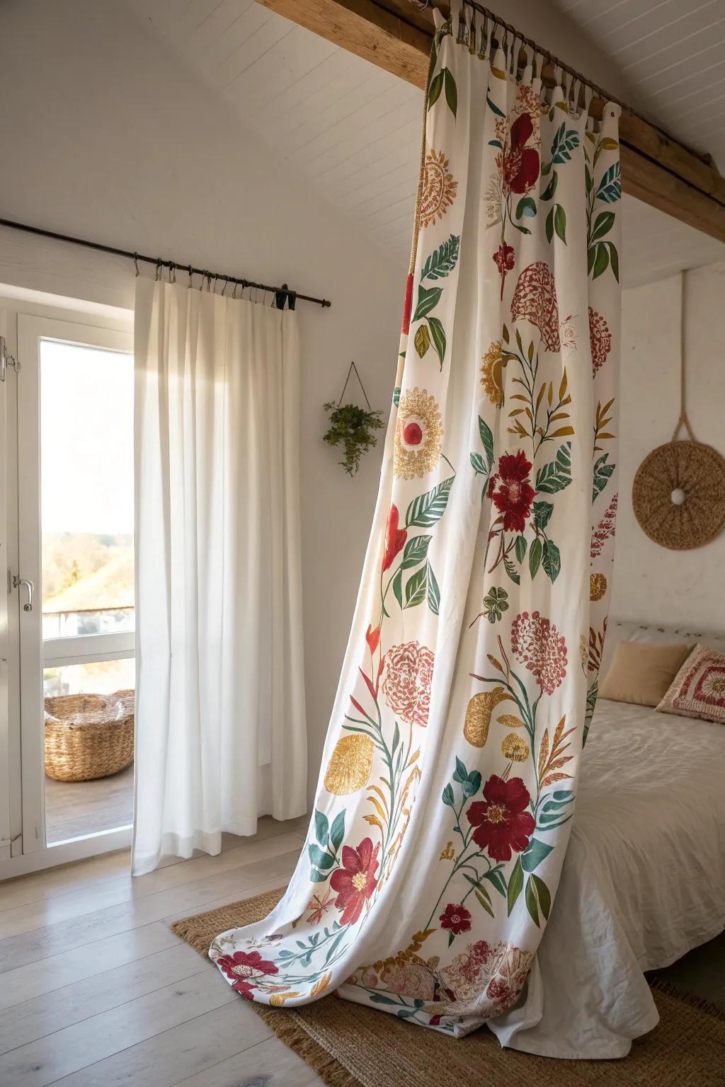 Transform your space with bold floral patterns that captivate and inspire. #PatternPlay