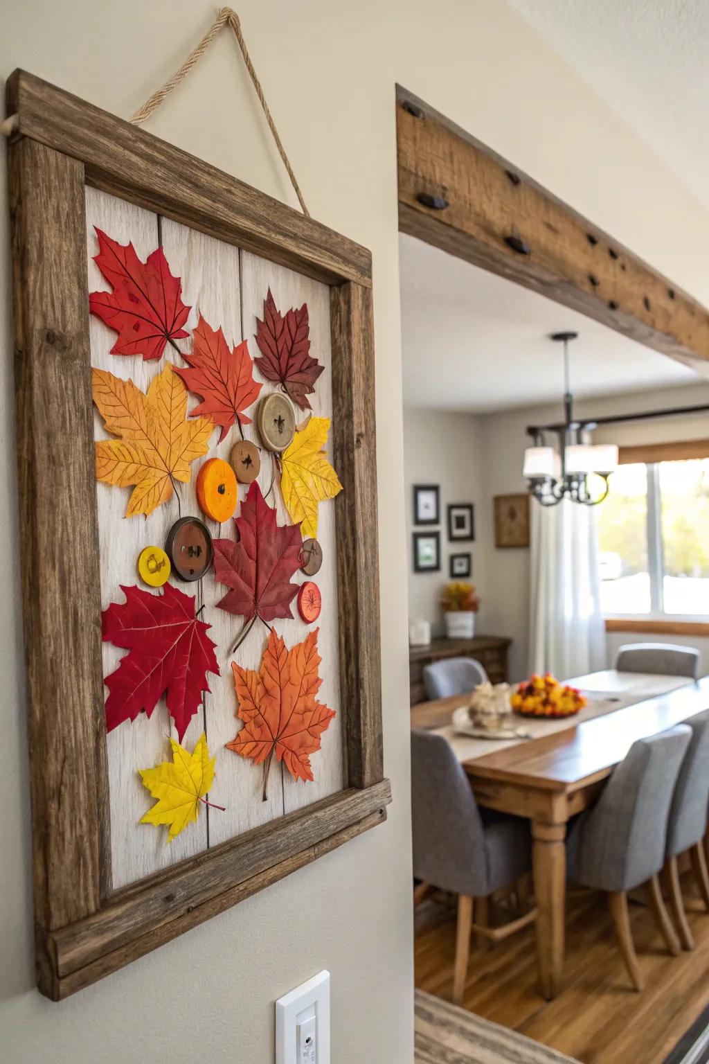 Embrace the seasons with beautiful seasonal button art.