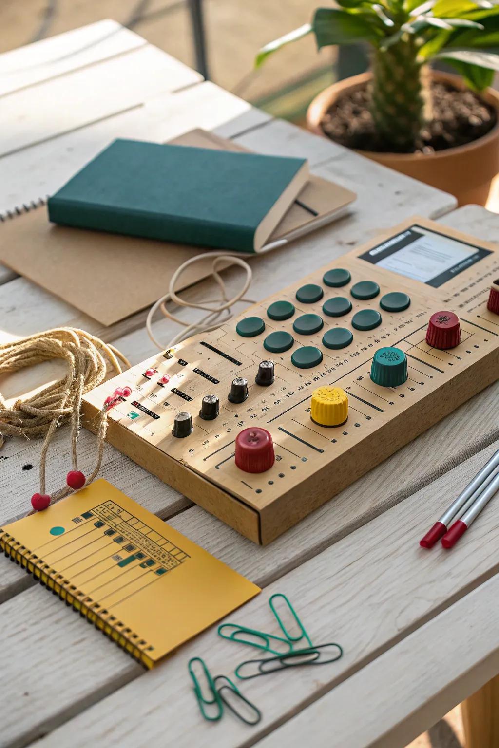 Discover the joy of learning through play with a DIY sound board that harmonizes simplicity and creativity.
