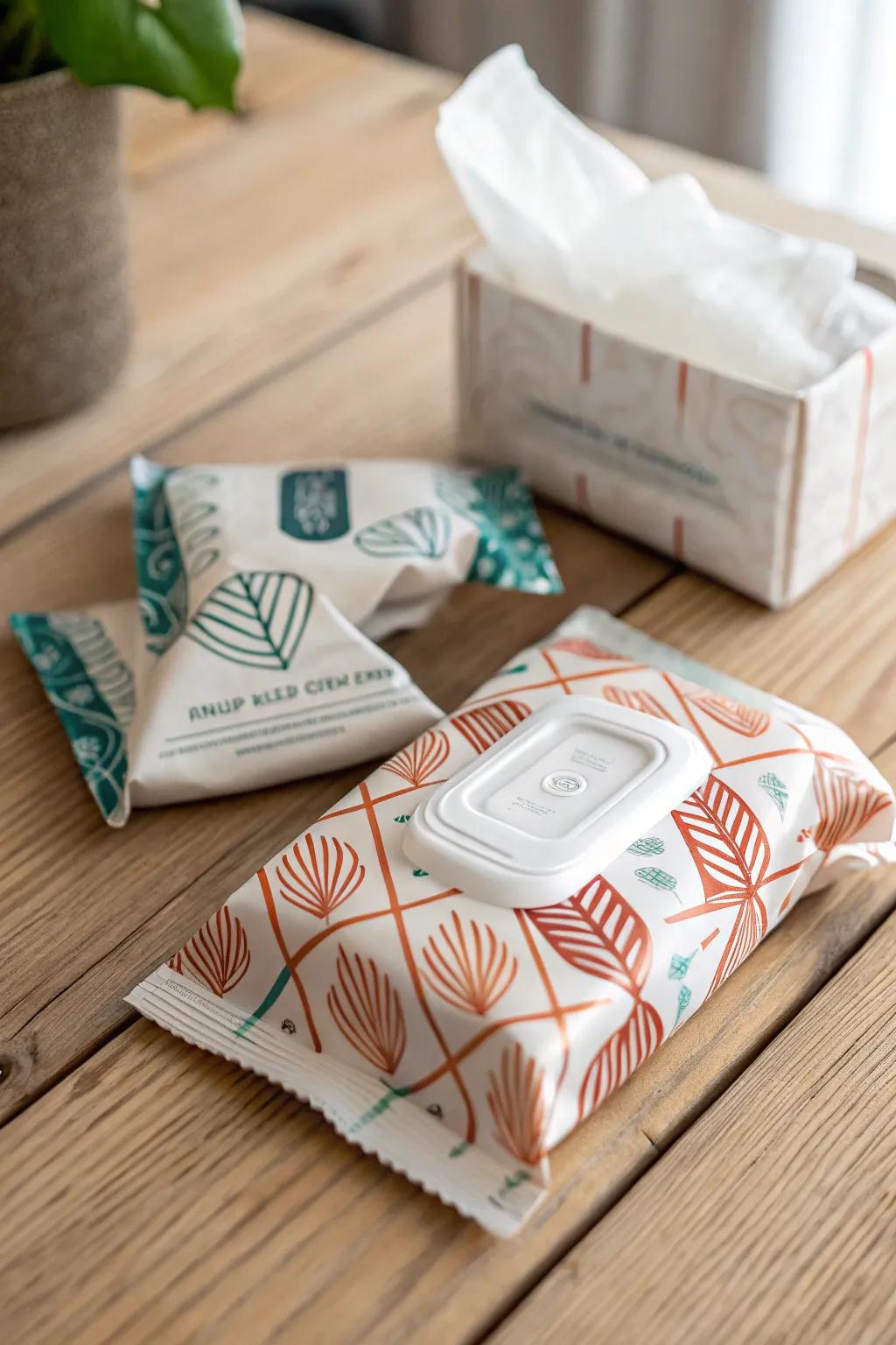 Elevate your post-practice routine with these chic, refreshing wipes. Instant freshness wrapped in Scandinavian elegance.