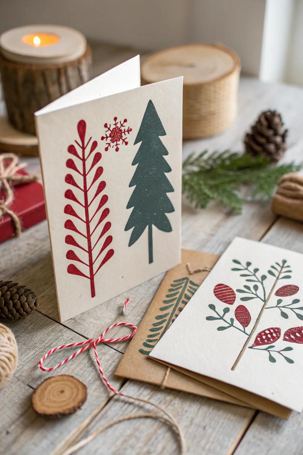 Unleash your child's creativity with these charming DIY greeting cards, perfect for adding a personal touch to your Christmas gifts.