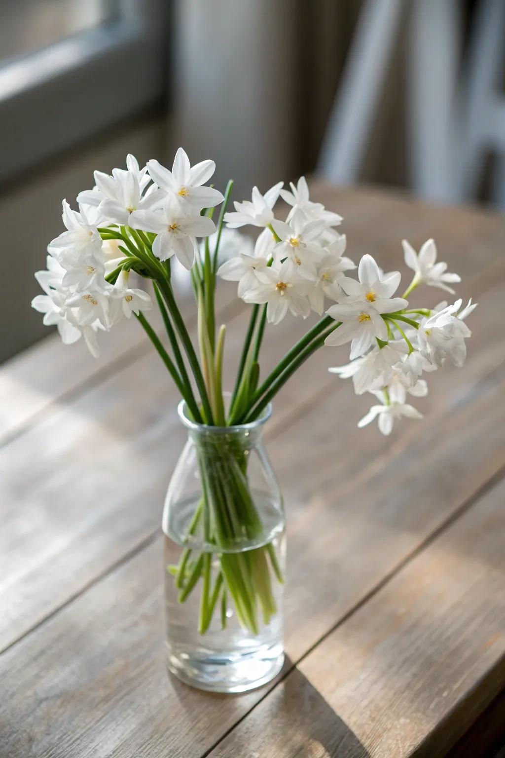 Paperwhites add a delicate fragrance to your holiday décor.