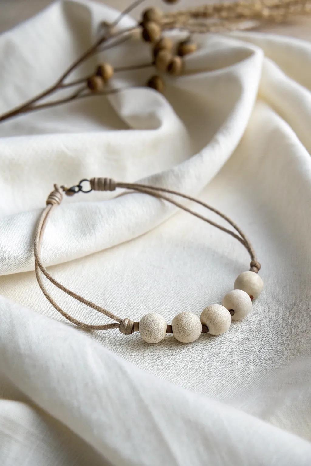 Embrace simplicity with a minimalist bracelet design.