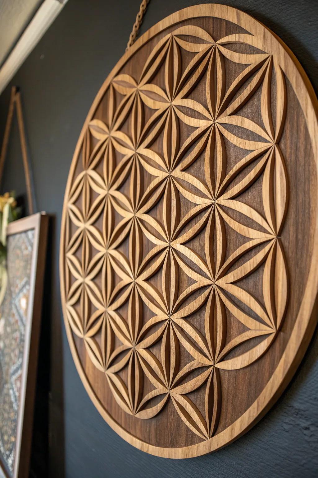 Elevate your space with the timeless charm of handcrafted wooden wall art.