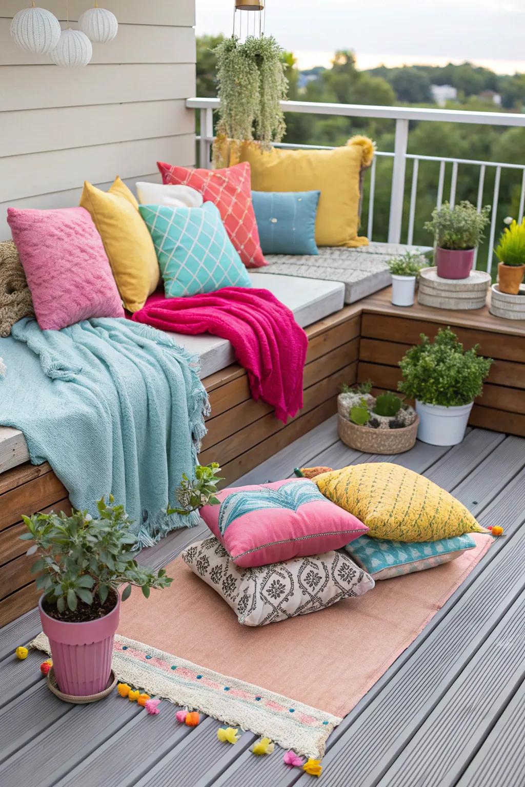 Personalize your deck with thoughtful décor.