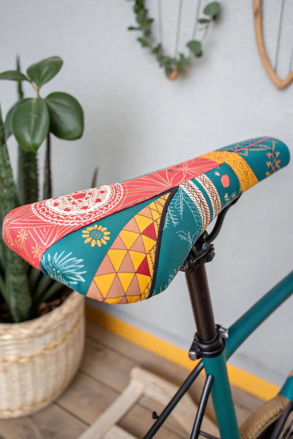 Add a splash of color to your ride with a duct tape seat makeover!