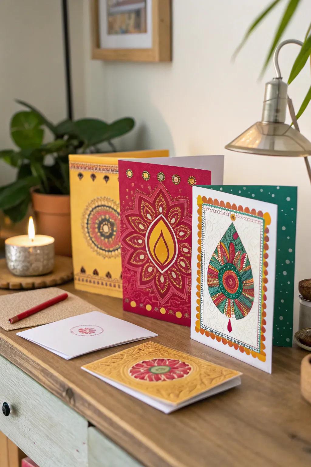 Send love and light with personalized Diwali cards.