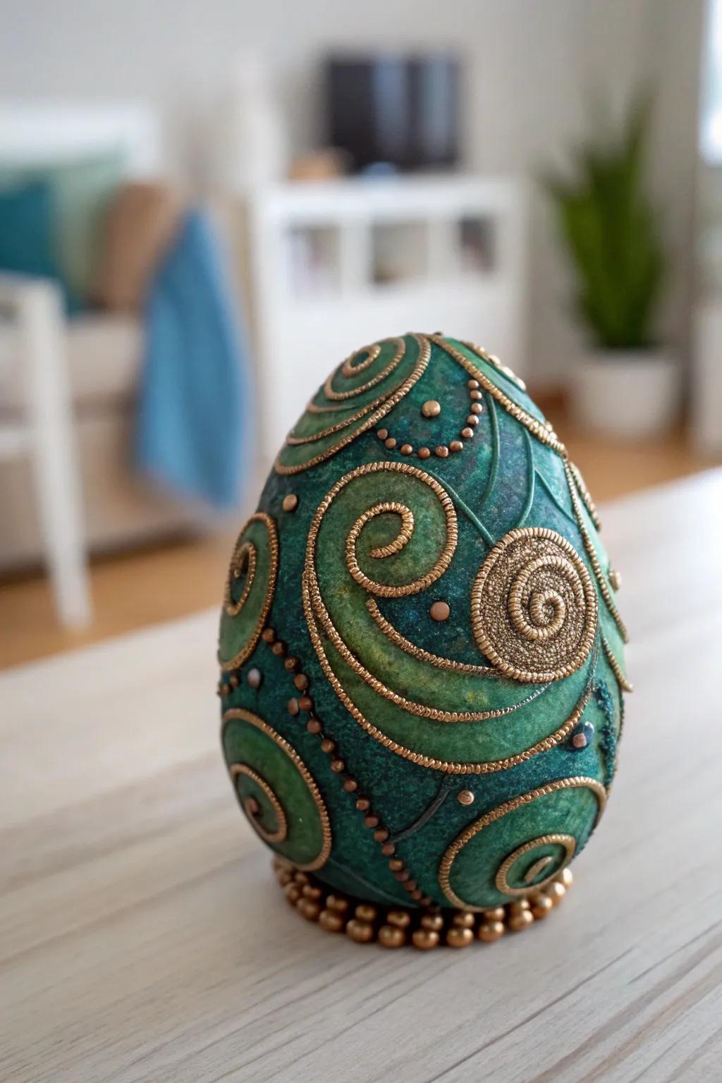 Transform air-dry clay into a stunning dragon egg masterpiece, where every detail tells a story of creativity and elegance.