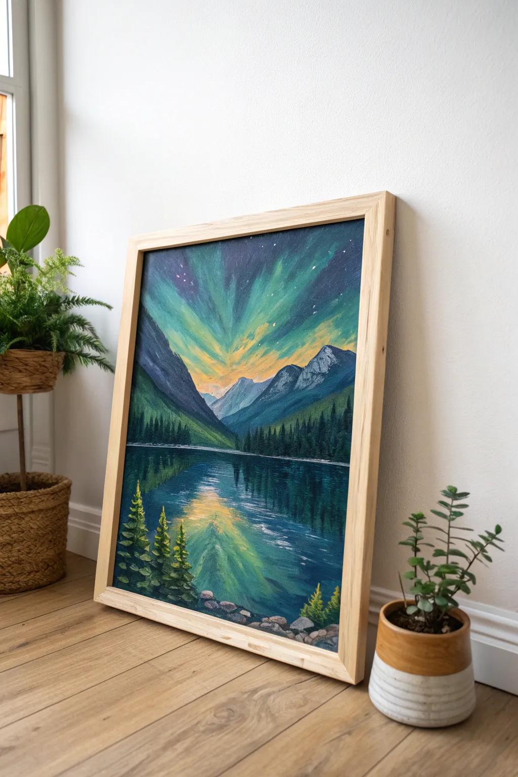 Bring the tranquility of nature indoors with a luminous landscape masterpiece.
