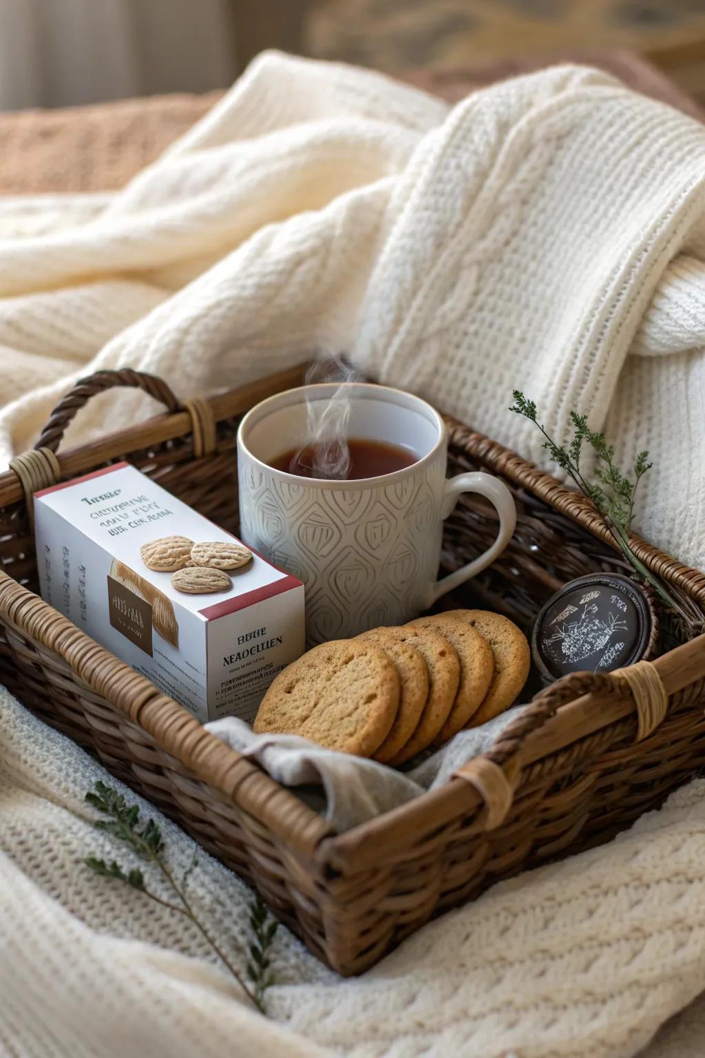 A cozy personalized It Kit, perfect for a relaxing evening.