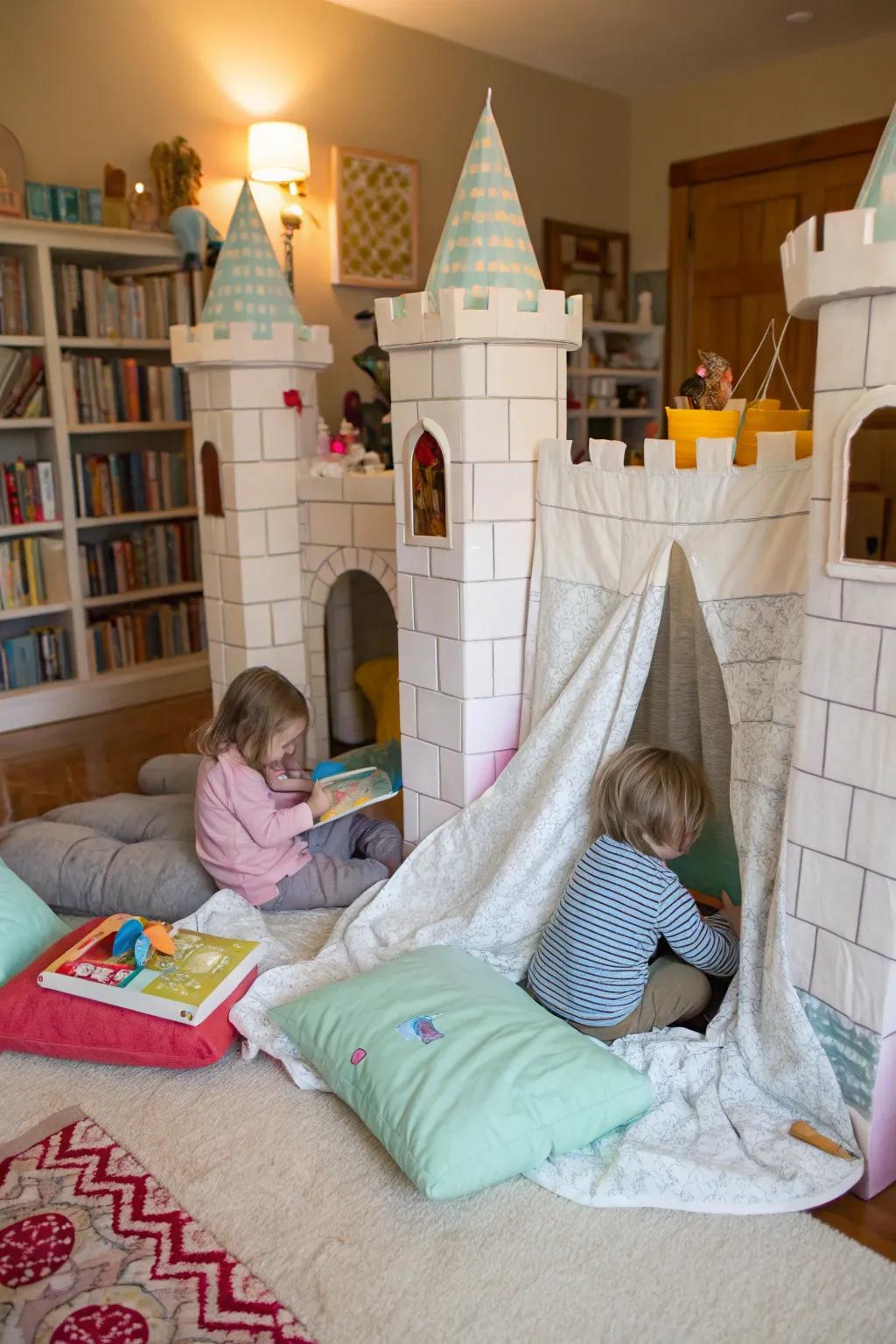 Let their imaginations reign in a royal castle.