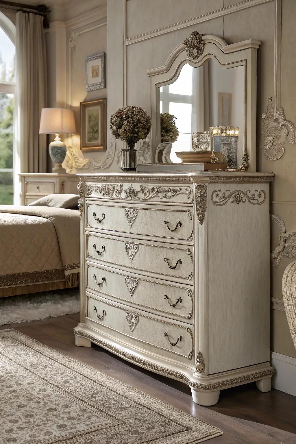 Trim adds depth and a bespoke feel to any dresser.